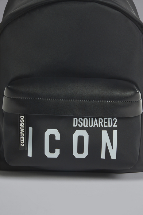 DSQUARED2 Women Backpack Black Size OneSize 85% Polyamide 15% Bovine leather (45535030KF)