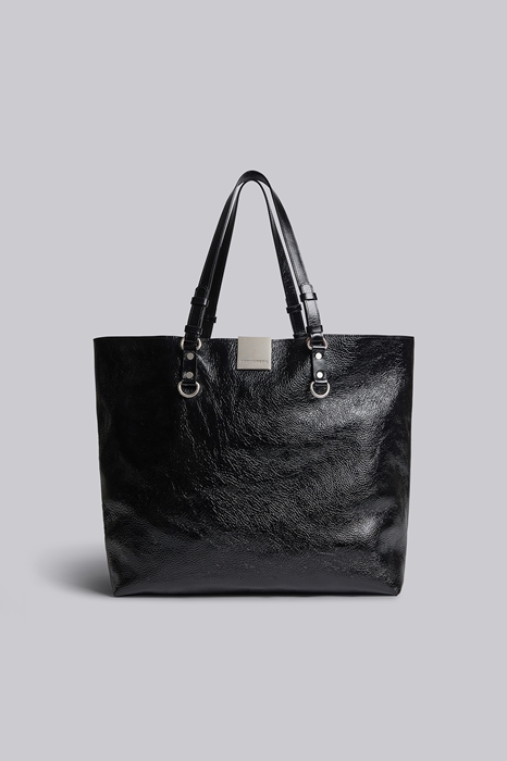 DSQUARED2 Women Shopping Black Size OneSize 97% Soft Leather 3% Nylon (45580575MR)