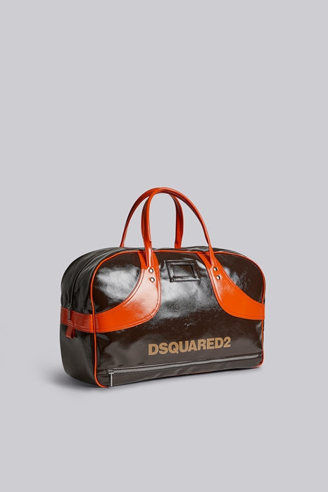 DSQUARED2 Men Duffle Dark brown Size OneSize 100% PVC – Polyvinyl chloride (45585160XO)