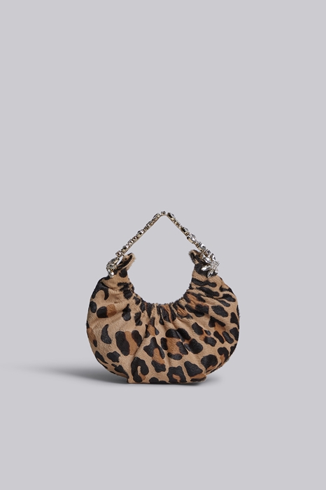 DSQUARED2 Women Hand bag Beige Size OneSize 100% Calfskin (45590550MG)