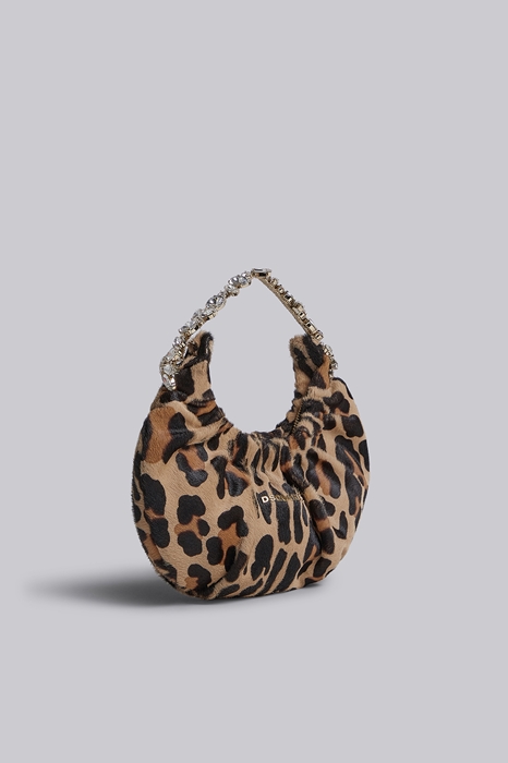 DSQUARED2 Women Hand bag Beige Size OneSize 100% Calfskin (45590550MG)