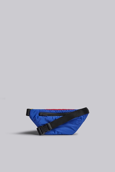 DSQUARED2 Men Fanny pack Bright blue Size OneSize 100% Polyamide (45612676MJ)