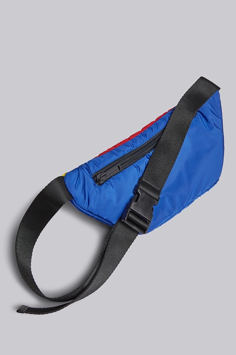 DSQUARED2 Men Fanny pack Bright blue Size OneSize 100% Polyamide (45612676MJ)