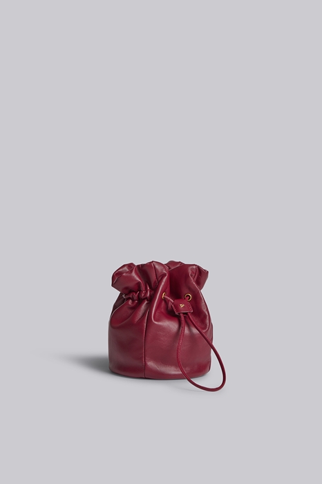 DSQUARED2 Women Hand bag Maroon Size OneSize 100% Lambskin (45613642LM)