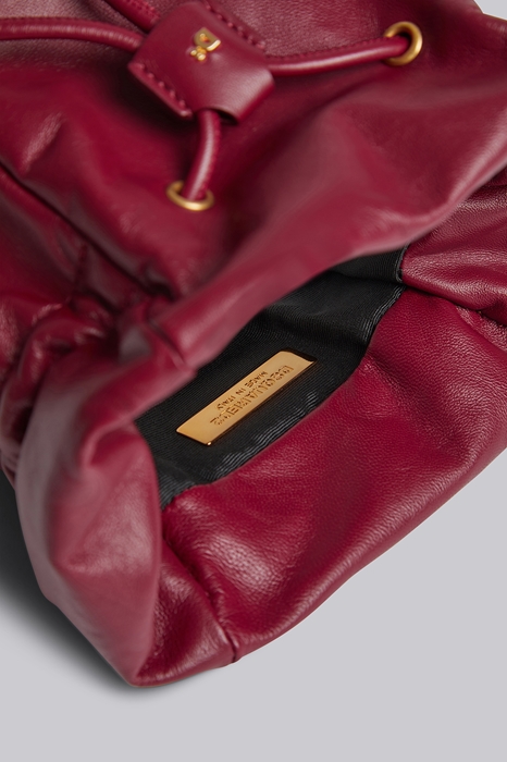 DSQUARED2 Women Hand bag Maroon Size OneSize 100% Lambskin (45613642LM)