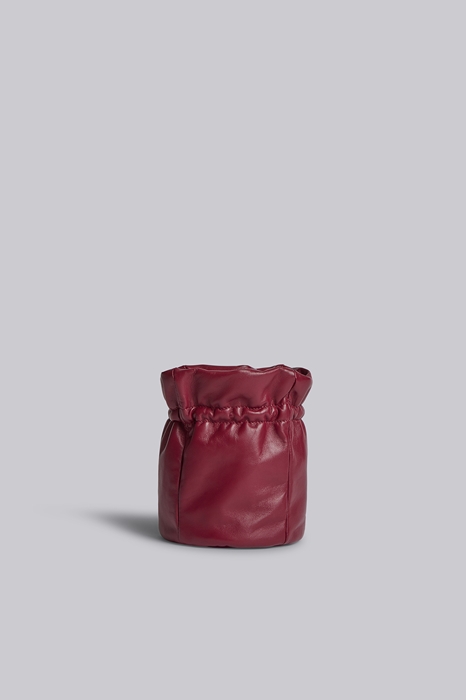 DSQUARED2 Women Hand bag Maroon Size OneSize 100% Lambskin (45613642LM)
