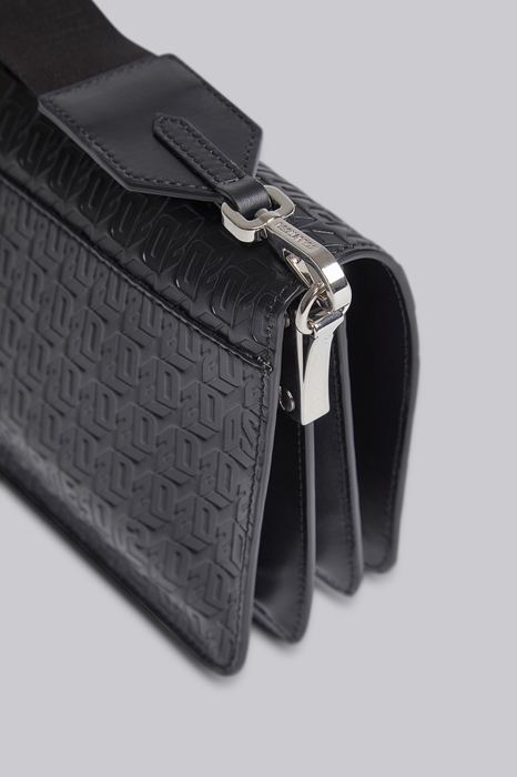 DSQUARED2 Men Shoulder bag Black Size OneSize 100% Calfskin (45616229SI)