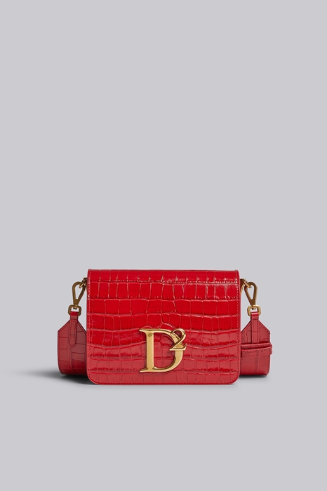 DSQUARED2 Women Shoulder bag Red Size OneSize 100% Bovine leather (45621125RF)