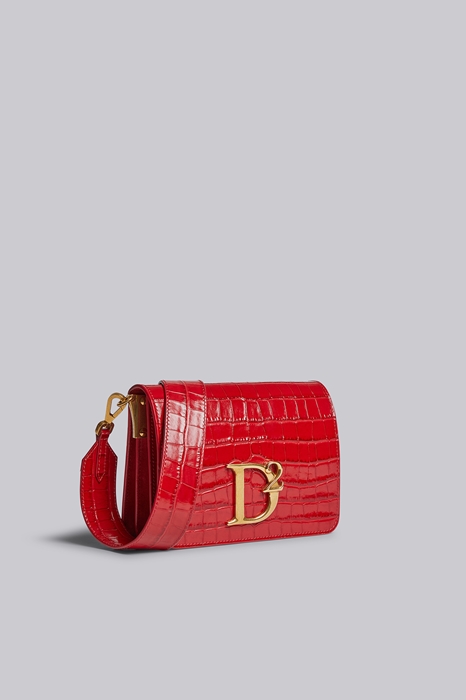 DSQUARED2 Women Shoulder bag Red Size OneSize 100% Bovine leather (45621125RF)