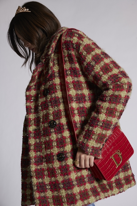 DSQUARED2 Women Shoulder bag Red Size OneSize 100% Bovine leather (45621125RF)