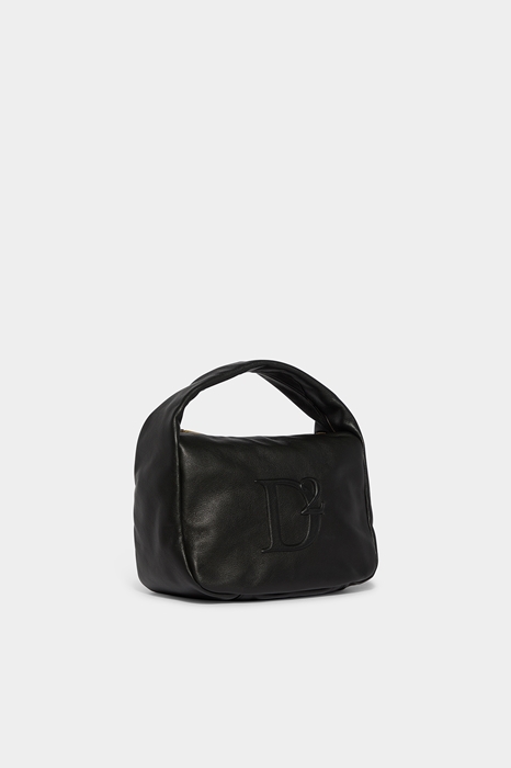 DSQUARED2 Women Baby Bag Black Size OneSize 100% Calfskin (45634165AP)