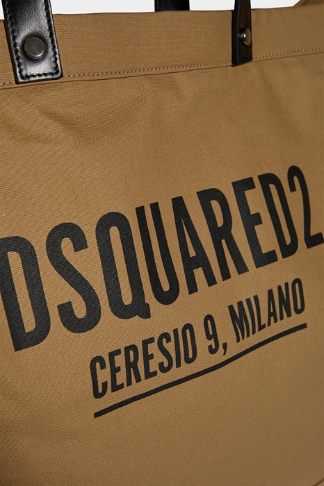 DSQUARED2 Men Shopping Sand Size OneSize 90% Cotton 10% Calfskin (45635319MM)