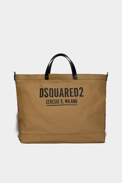 DSQUARED2 Men Shopping Sand Size OneSize 90% Cotton 10% Calfskin (45635319MM)