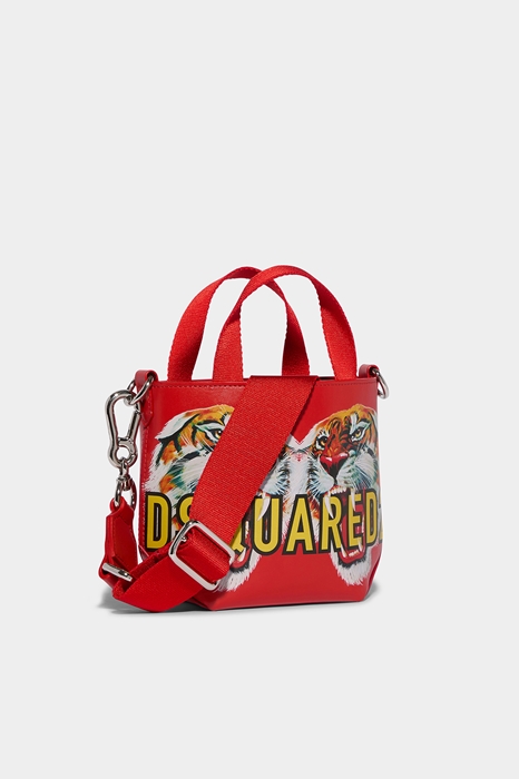 DSQUARED2 Women Shopping Red Size OneSize 100% Calfskin (45636634EN)