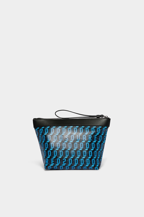 DSQUARED2 Men Toiletry bag Blue Size OneSize 100% PVC – Polyvinyl chloride (45636808KW)