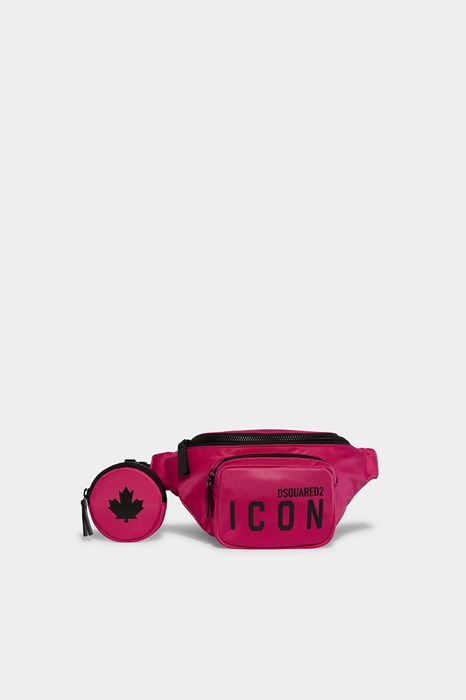 DSQUARED2 Women Fanny pack Garnet Size OneSize 95% Polyamide 5% Bovine leather (45637787FX)