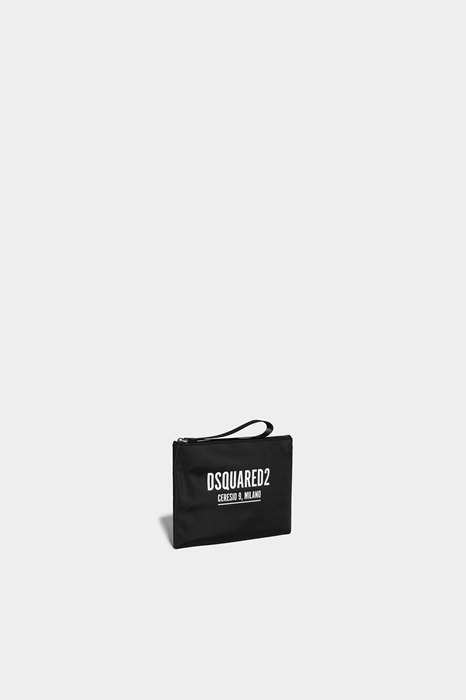 DSQUARED2 Men Baby Bag Black Size OneSize 95% Polyamide 5% Bovine leather (45637791PV)