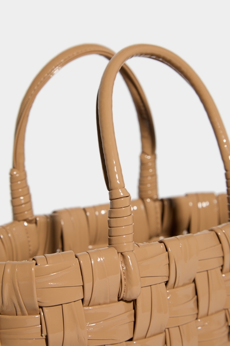 DSQUARED2 Women Hand bag Camel Size OneSize 75% Polyurethane 20% Polyester 5% Viscose (45639661BX)