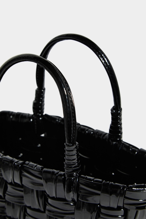 DSQUARED2 Women Hand bag Black Size OneSize 75% Polyurethane 20% Polyester 5% Viscose (45639663QC)