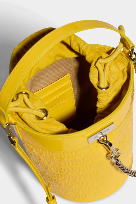 DSQUARED2 Women Baby Bag Yellow Size OneSize 100% Calfskin (45639723JR)