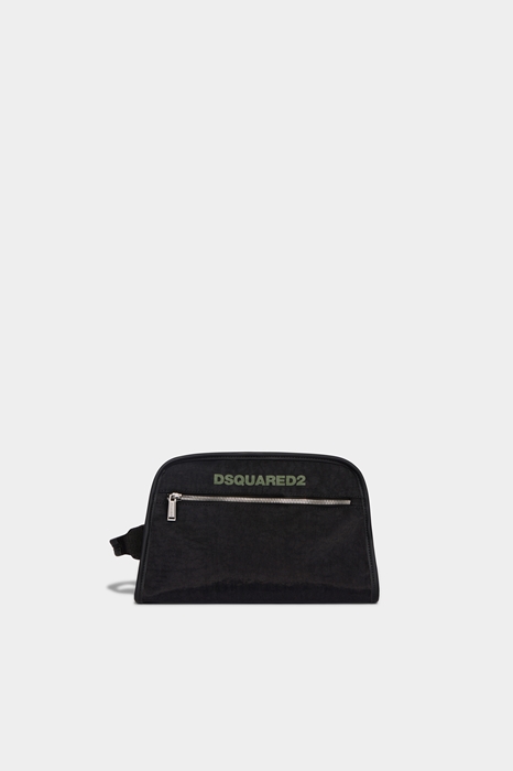 DSQUARED2 Men Toiletry bag Black Size OneSize 100% Polyester (45639730GH)
