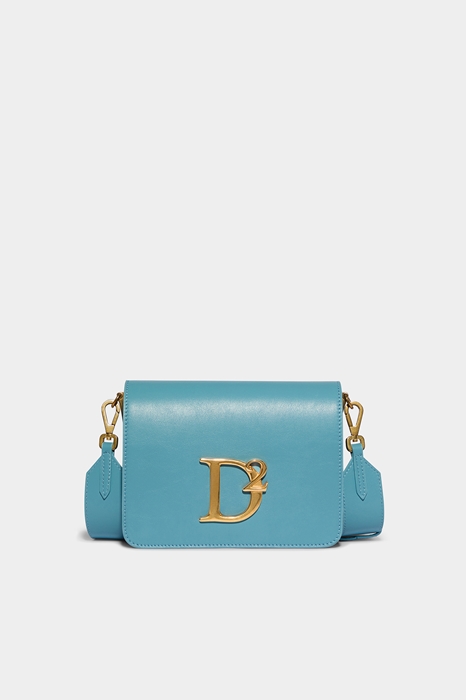 DSQUARED2 Women Shoulder bag Pastel blue Size OneSize 100% Calfskin (45639738RV)