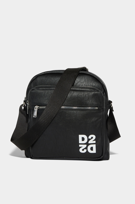 DSQUARED2 Men Shoulder bag Black Size OneSize 100% Thermoplastic polyurethane (45642337MK)