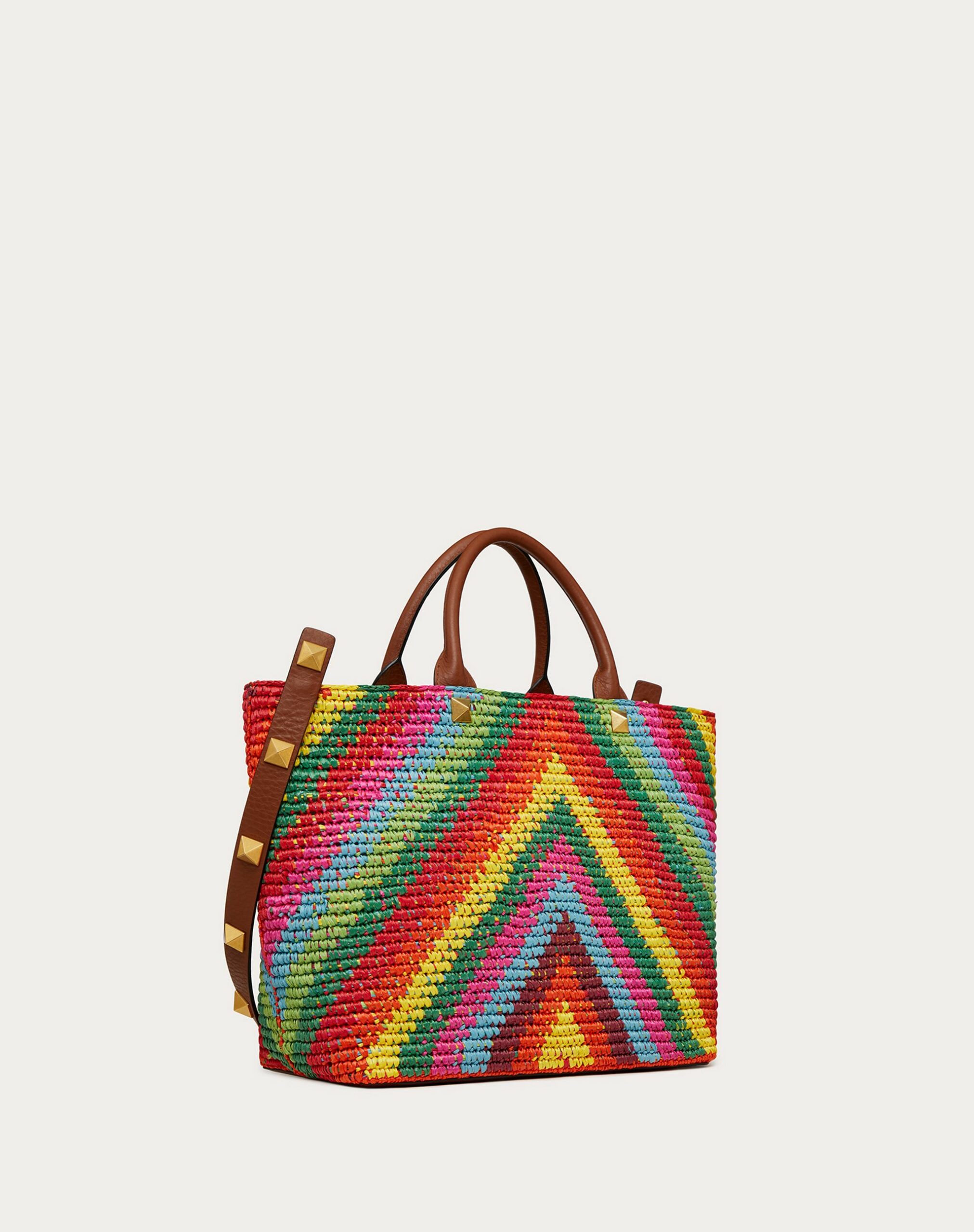 Valentino Summer Tote In Multicoloured Raffia Multicoloured (XW2B0K19CHP45E)