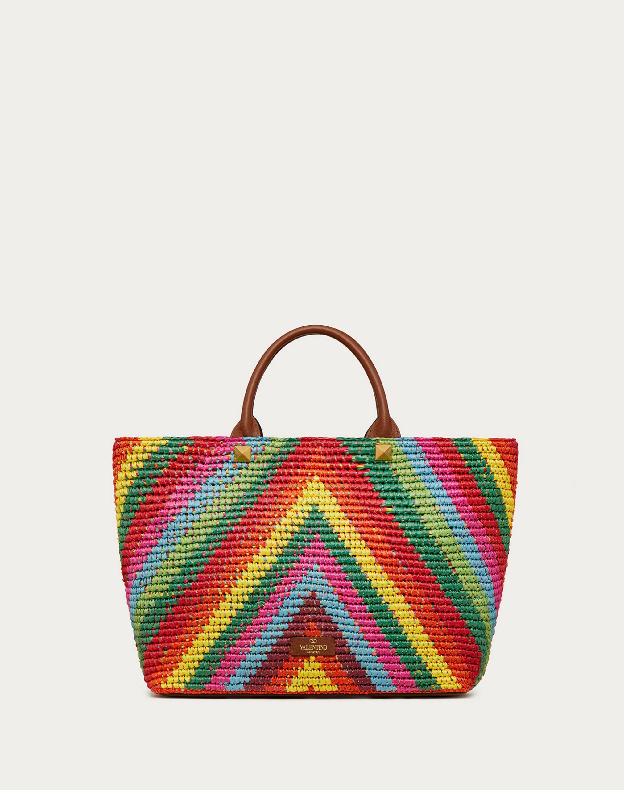 Valentino Summer Tote In Multicoloured Raffia Multicoloured (XW2B0K19CHP45E)