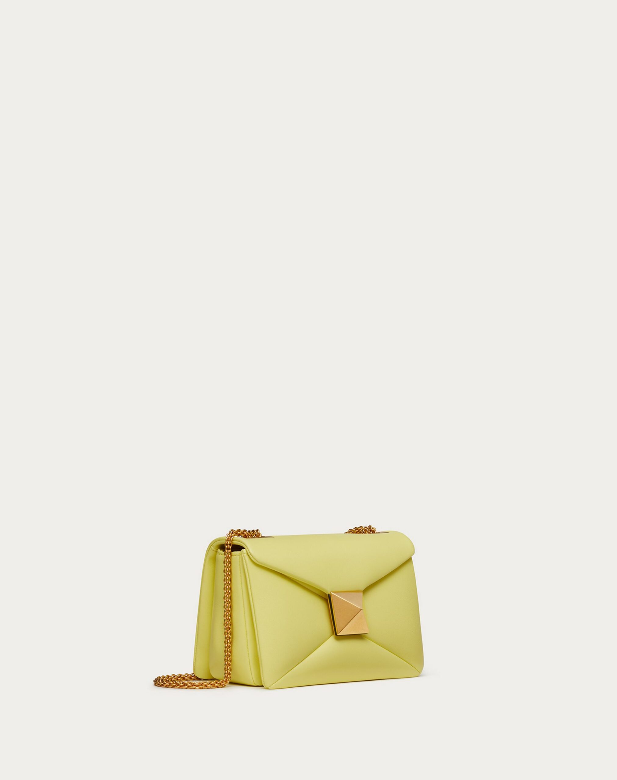 Valentino One Stud Nappa Bag With Chain Yellow (XW0B0K21HHX4V0)