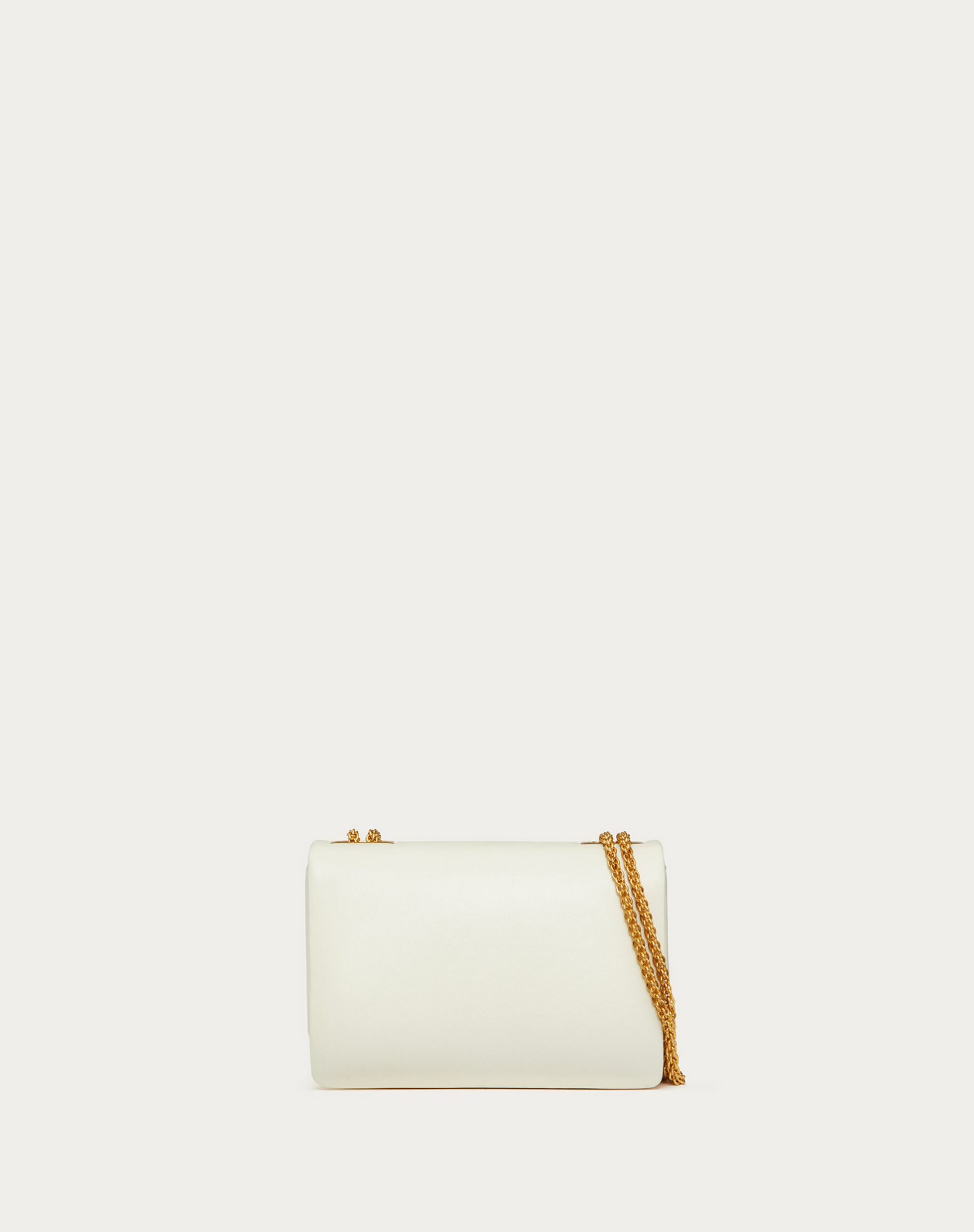 Valentino One Stud Nappa Bag With Chain Ivory (1W2B0K21HHX098)