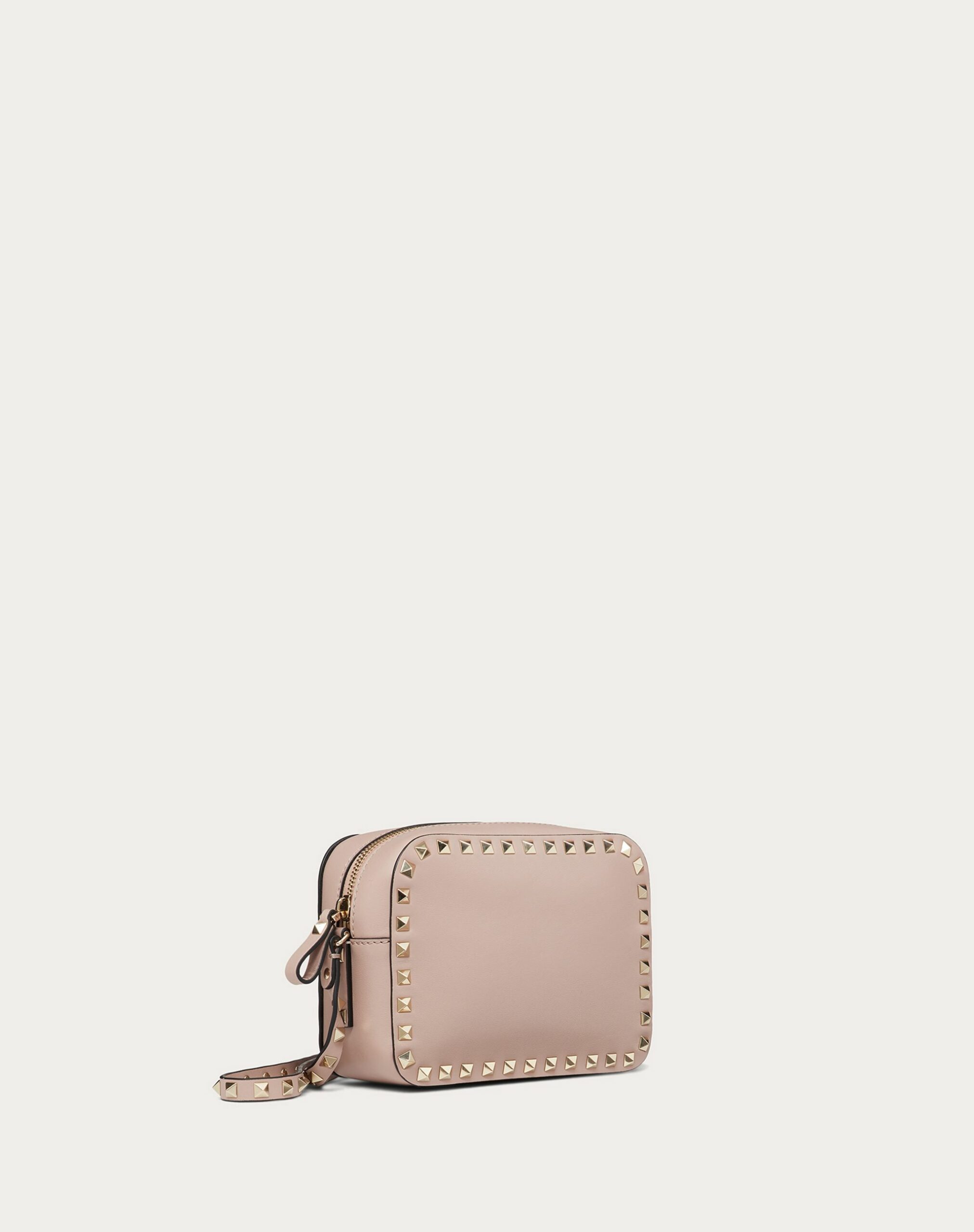 Valentino Small Rockstud Calfskin Crossbody Bag Poudre (TW0B0809BOLP45)