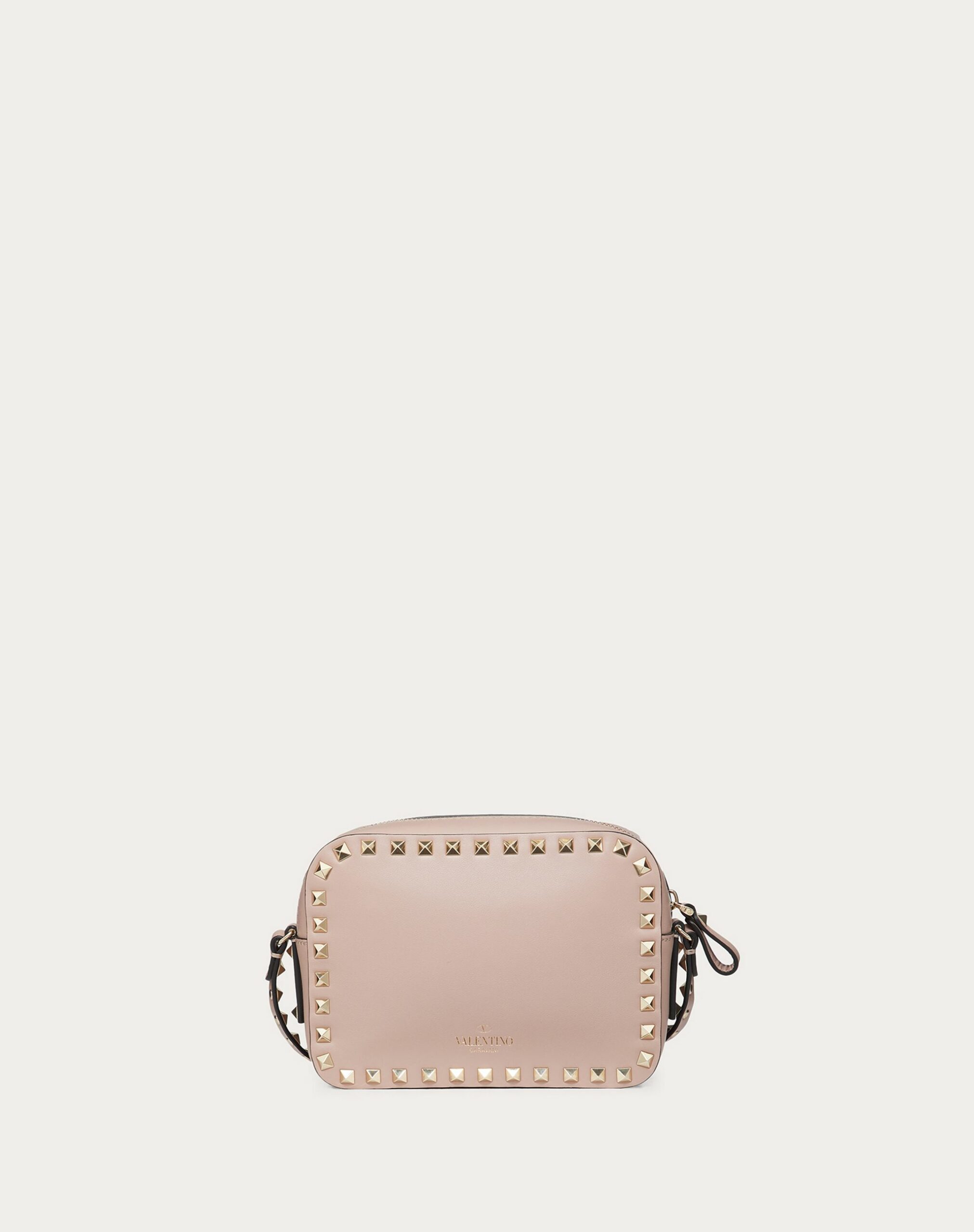 Valentino Small Rockstud Calfskin Crossbody Bag Poudre (TW0B0809BOLP45)