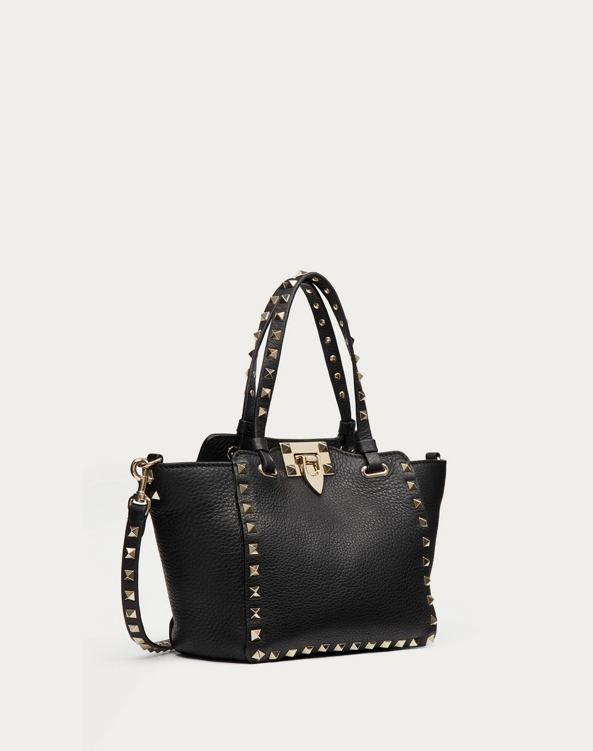 Valentino Mini Rockstud Grainy Calfskin Bag Black (XW2B0861VSF0NO)