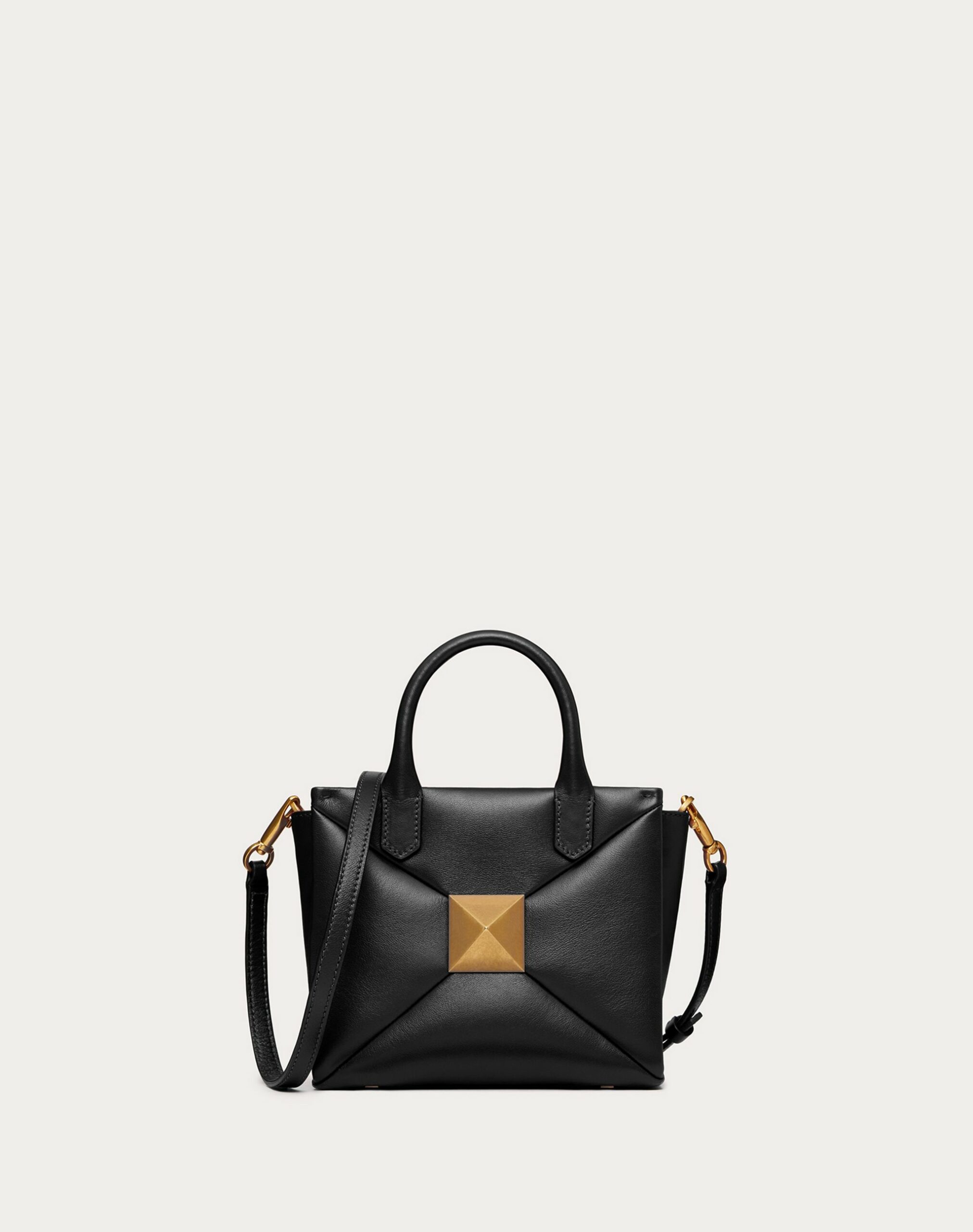 Valentino Small One Stud Nappa Handbag Black (1W2B0K59HHX0NO)