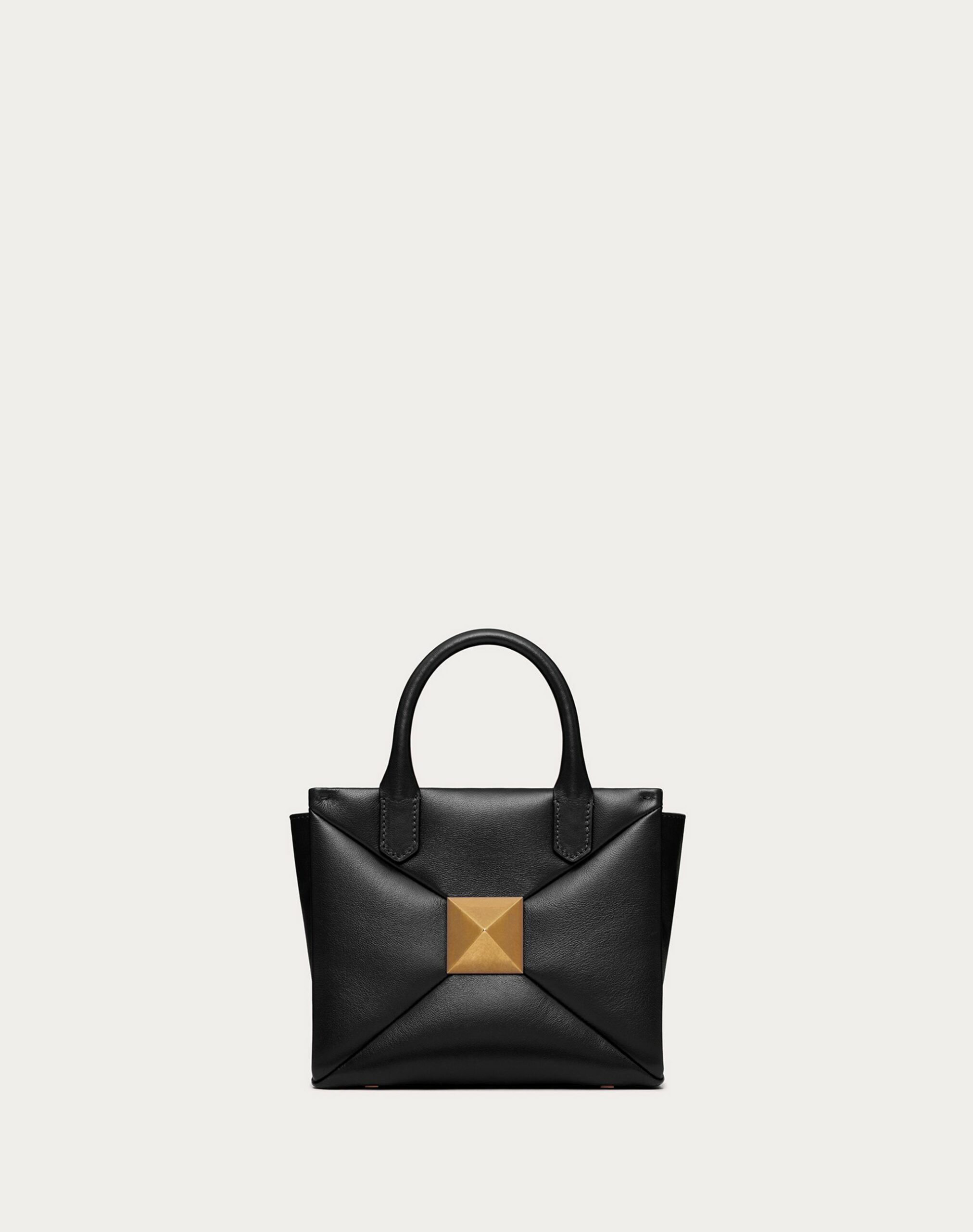 Valentino Small One Stud Nappa Handbag Black (1W2B0K59HHX0NO)