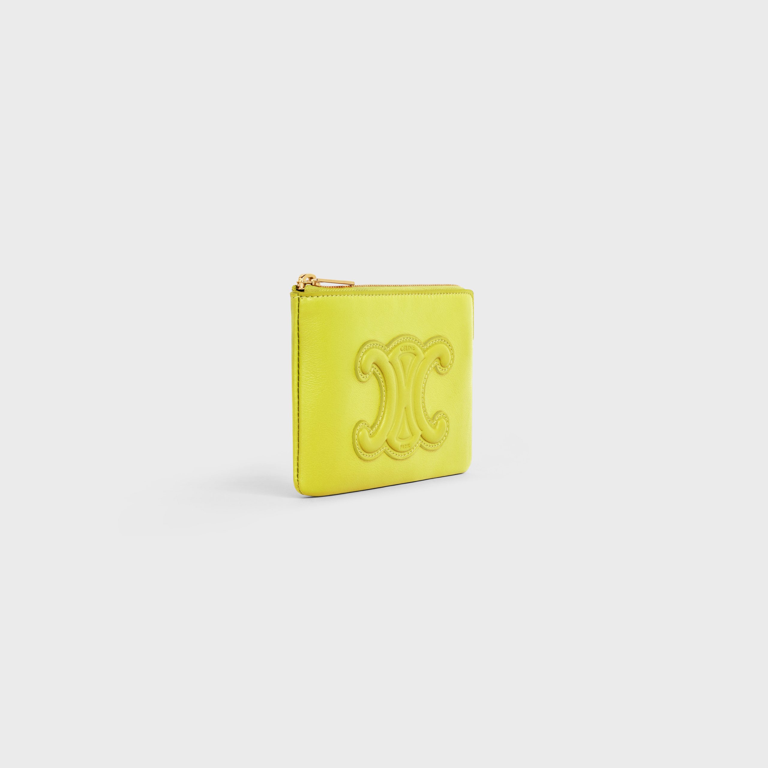 Celine Coin & Card Pouch In Smooth Calfskin – Anis – 10C663DR8.11AN