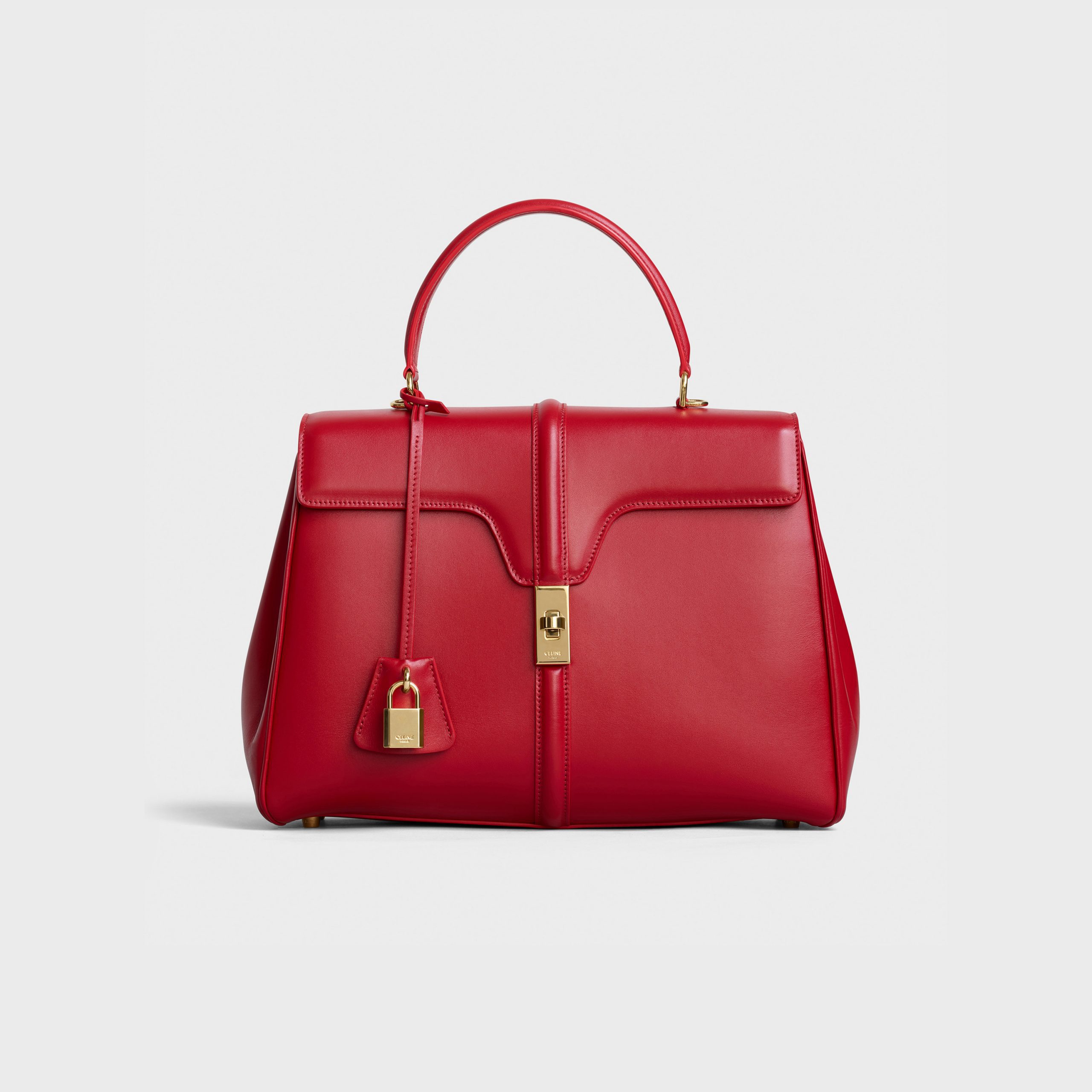 Celine Medium 16 Bag In Satinated Calfskin – Red – 187373BEY.27ED