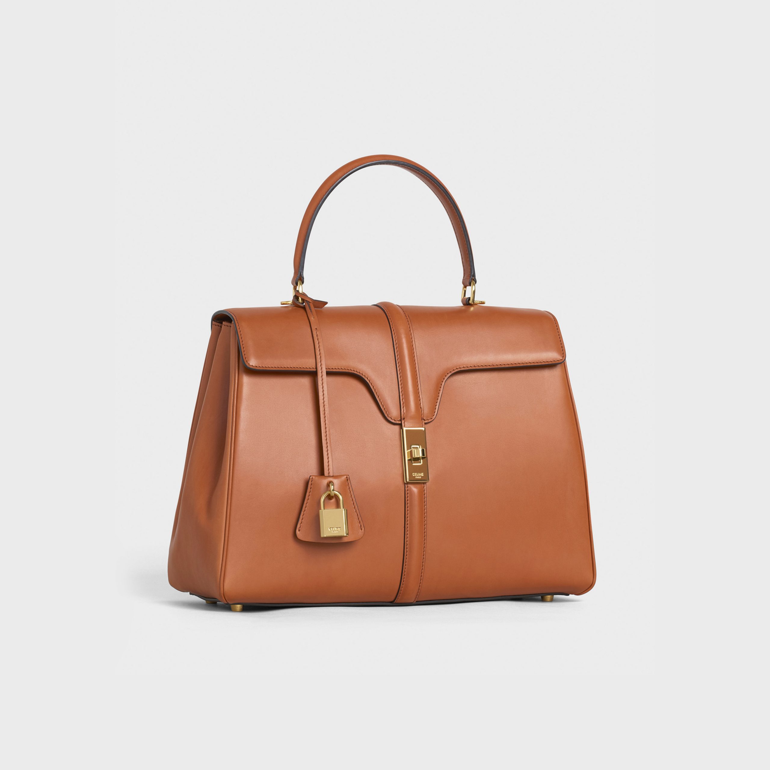 Celine Medium 16 Bag In Natural Calfskin – Tan – 187373BF9.04LU