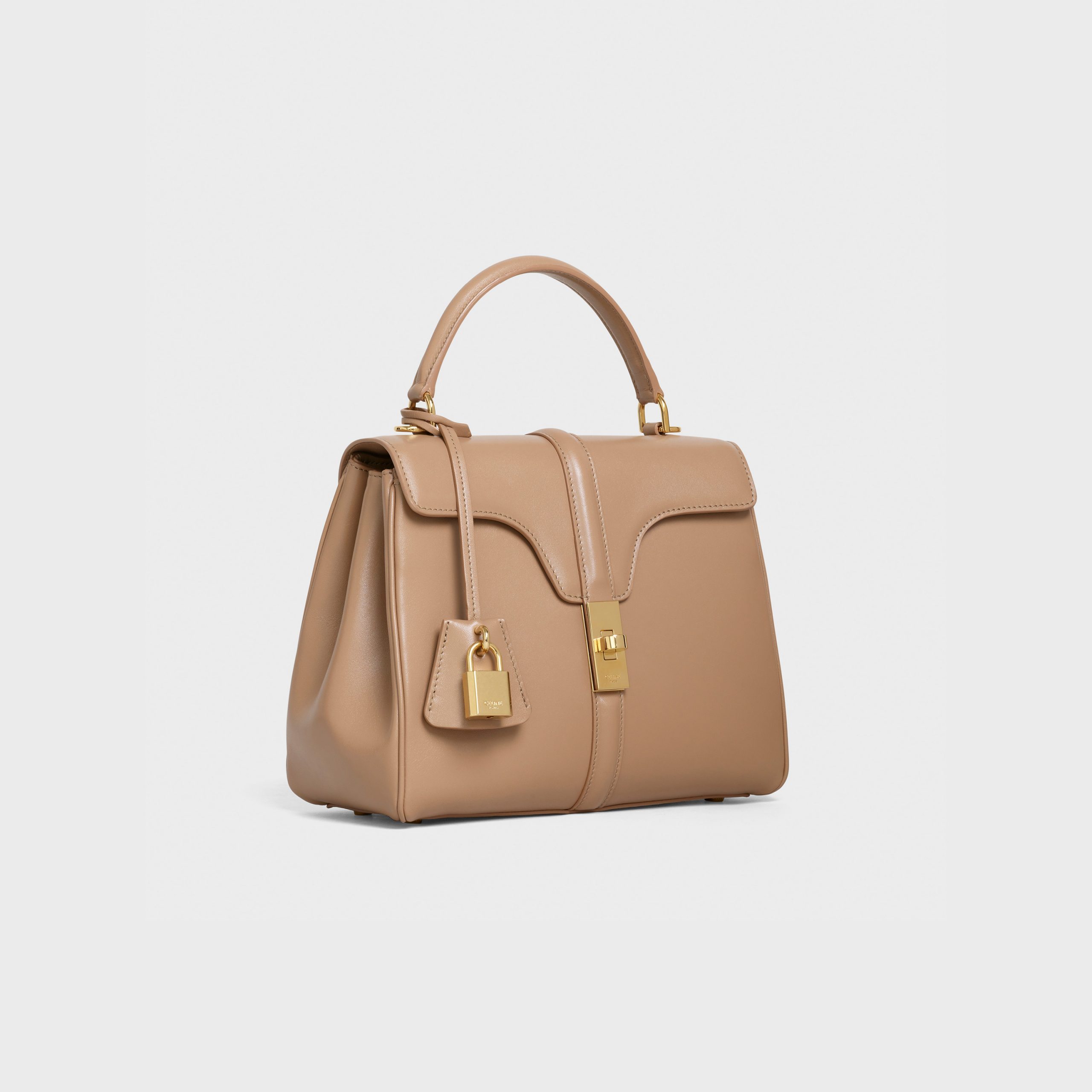 Celine Small 16 Bag In Satinated Calfskin – Beige – 188003BEY.02BG