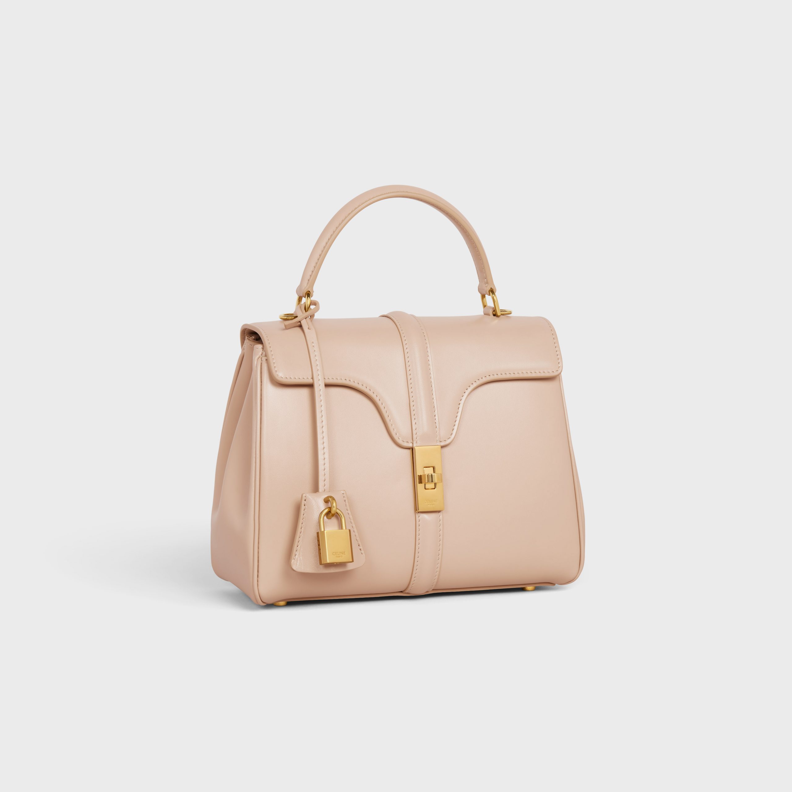 Celine Small 16 Bag In Satinated Calfskin – Nude – 188003BEY.03ND