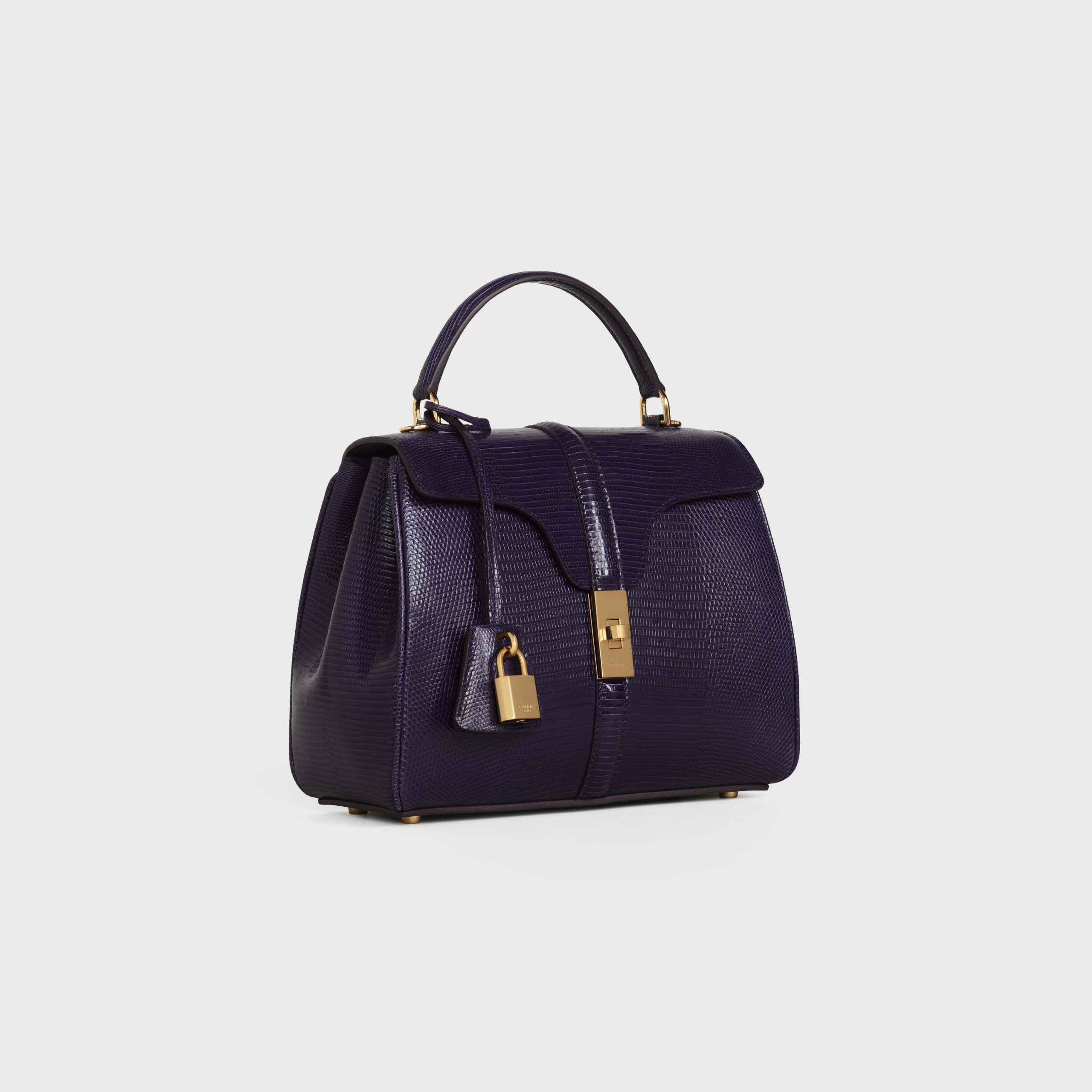 Celine Small 16 Bag In Lizard – Purple – 188004BFE.33VI