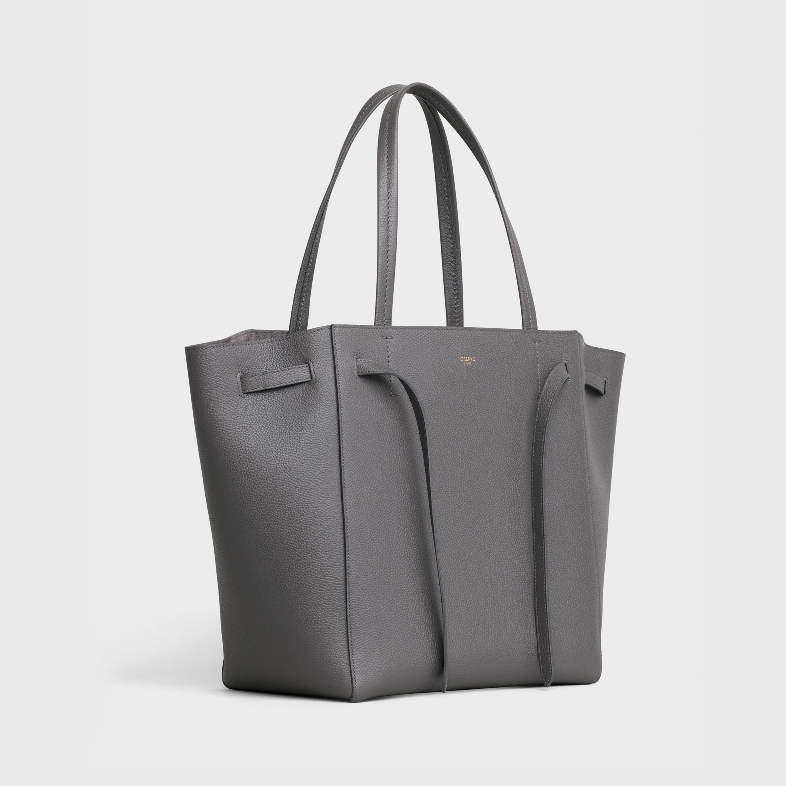 Celine Small Cabas Phantom In Soft Grained Calfskin – Grey – 189023TNI.10DC