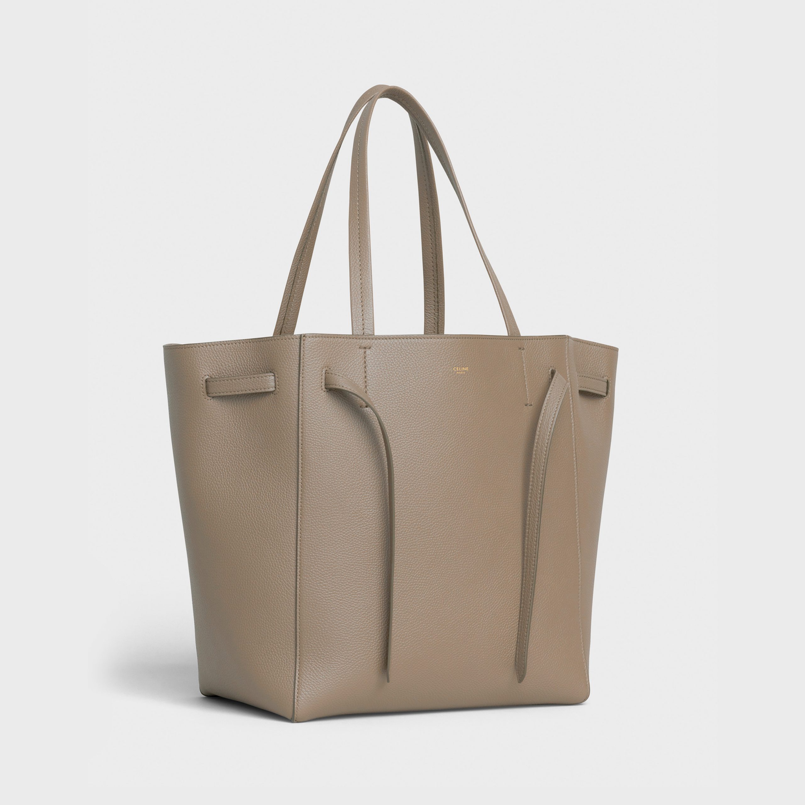 Celine Small Cabas Phantom In Soft Grained Calfskin – Taupe – 189023TNI.18TP