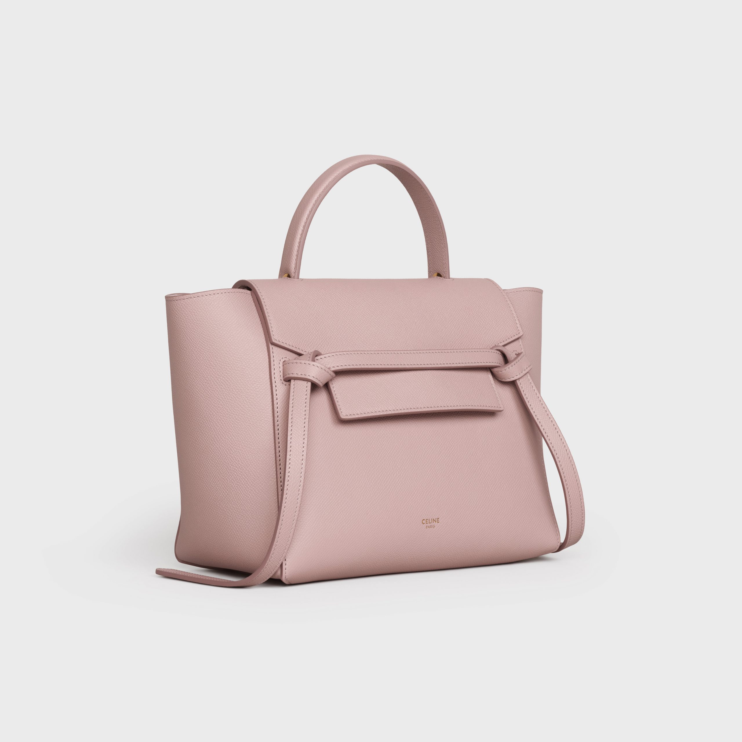 Celine Micro Belt Bag In Grained Calfskin – Vintage Pink – 189153ZVA.25VP