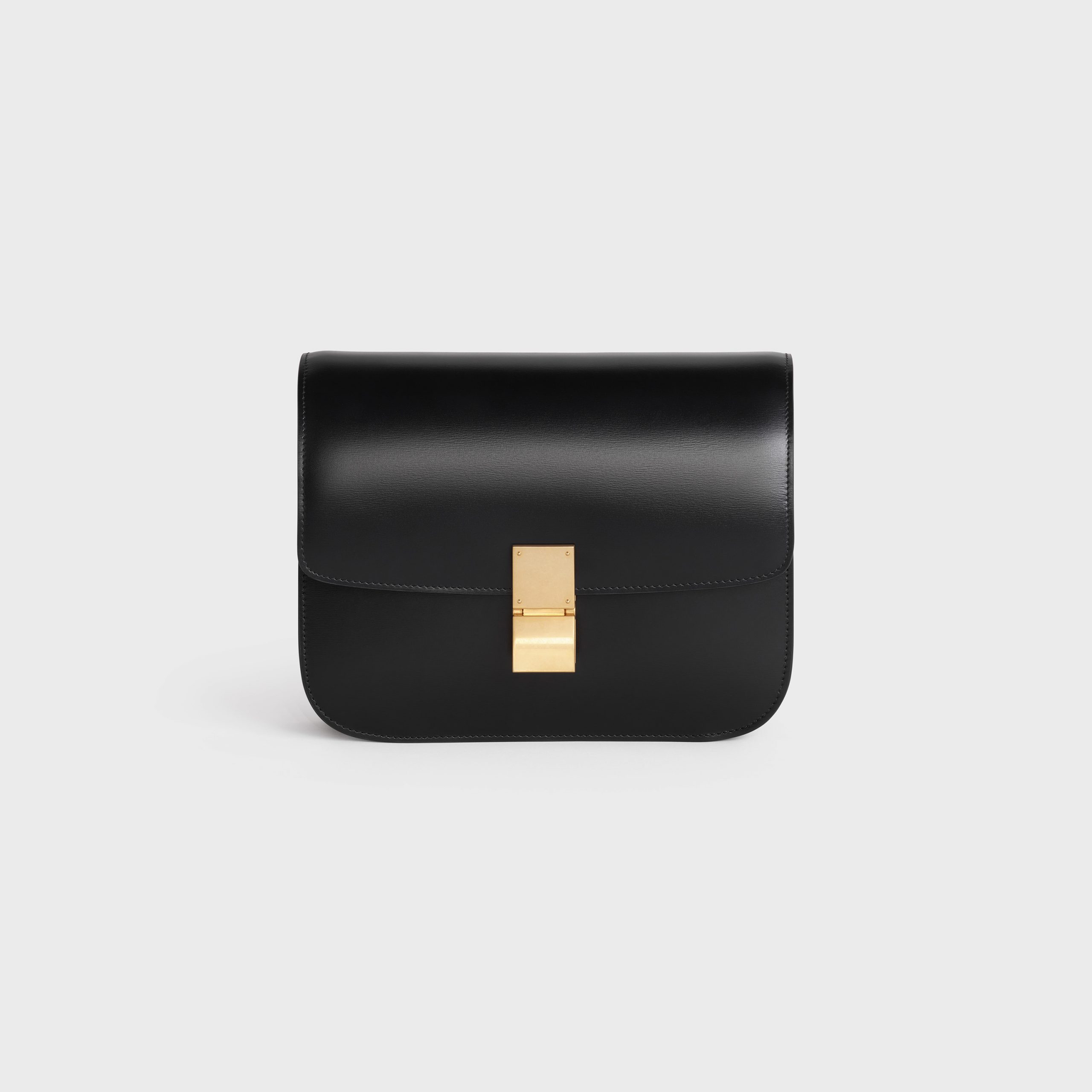 Celine Medium Classic Bag In Box Calfskin – Black – 189173DLS.38NO
