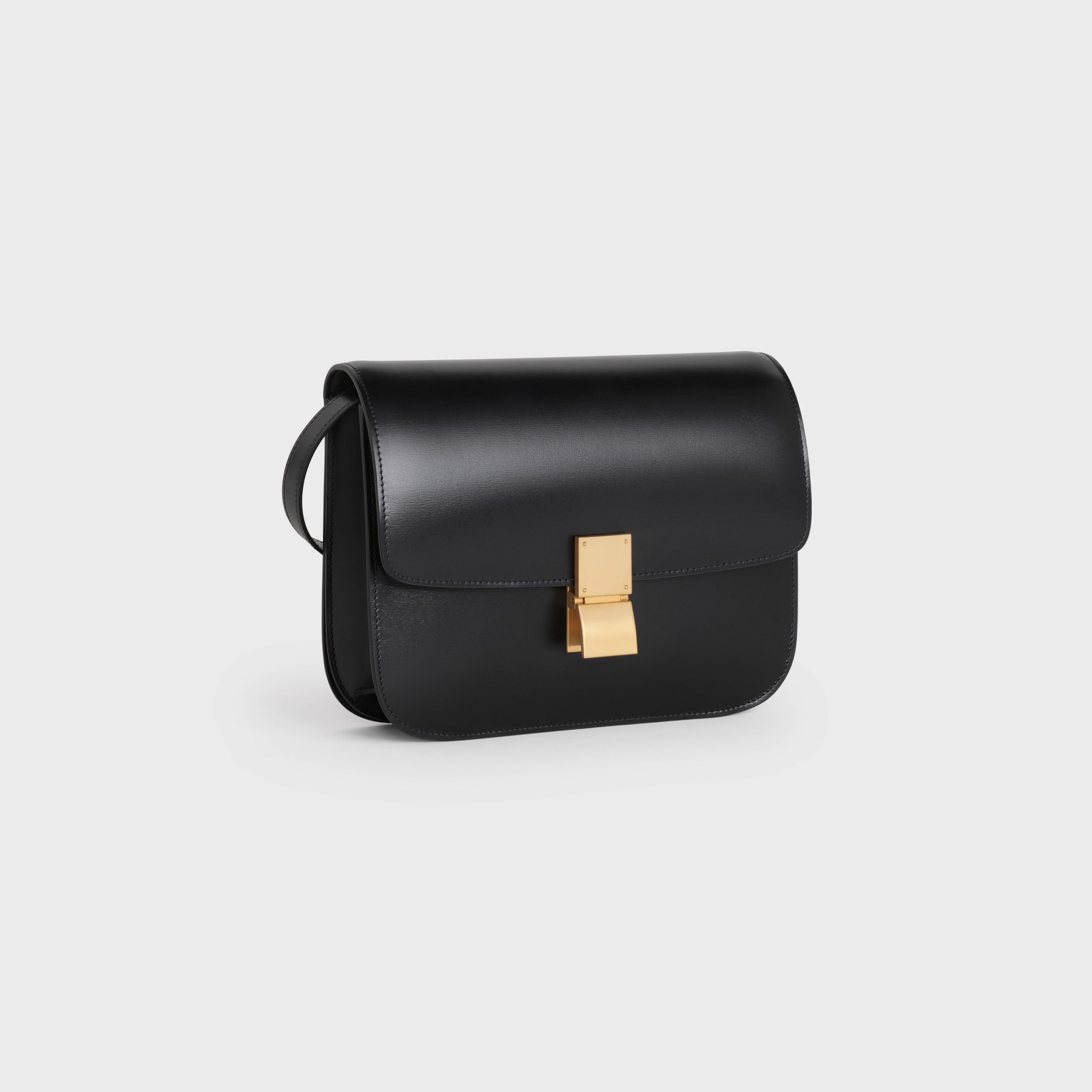 Celine Medium Classic Bag In Box Calfskin – Black – 189173DLS.38NO