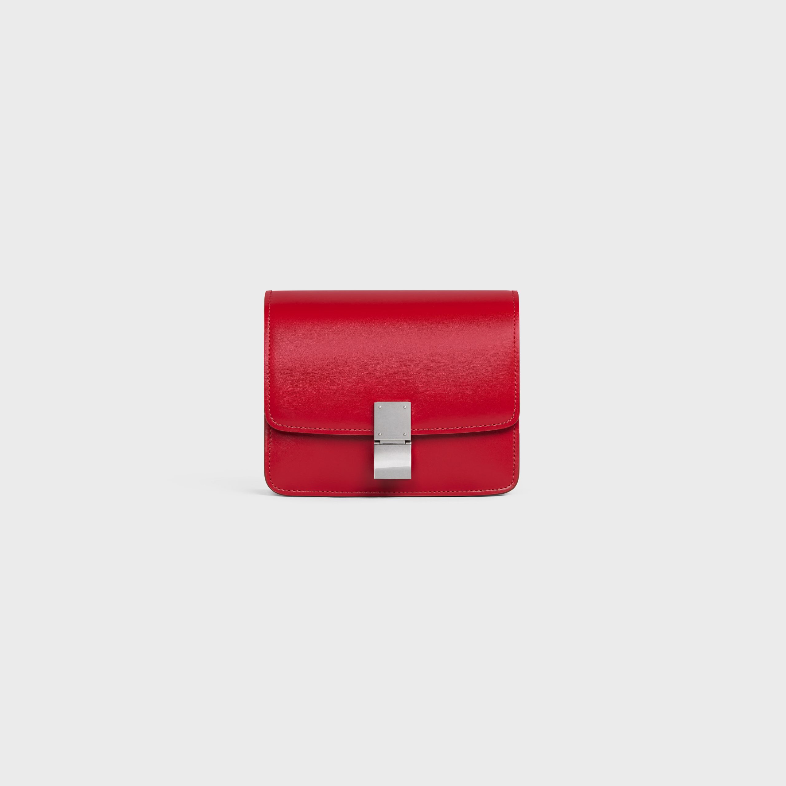 Celine Small Classic Bag In Box Calfskin – Red – 189183DLS.27ED