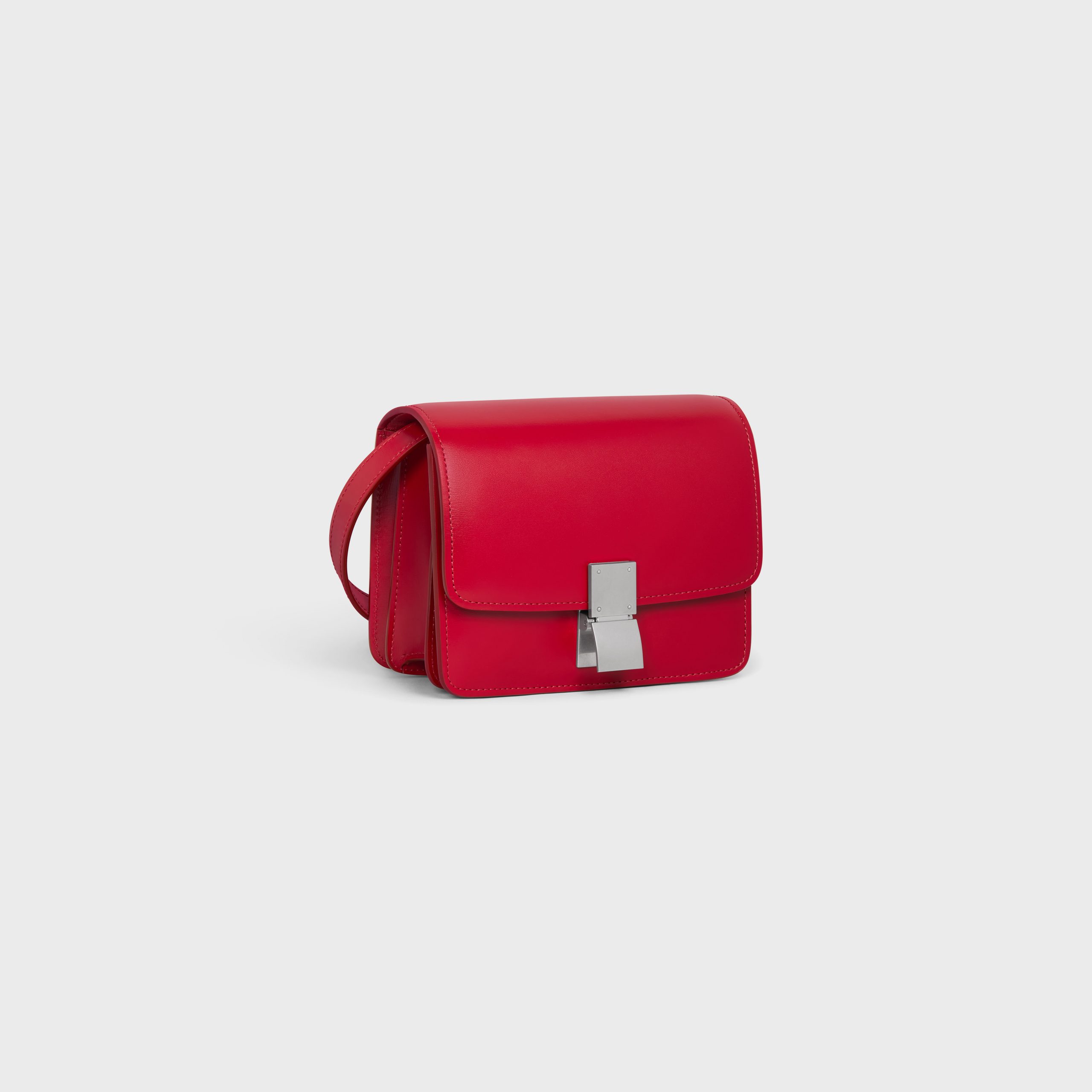 Celine Small Classic Bag In Box Calfskin – Red – 189183DLS.27ED