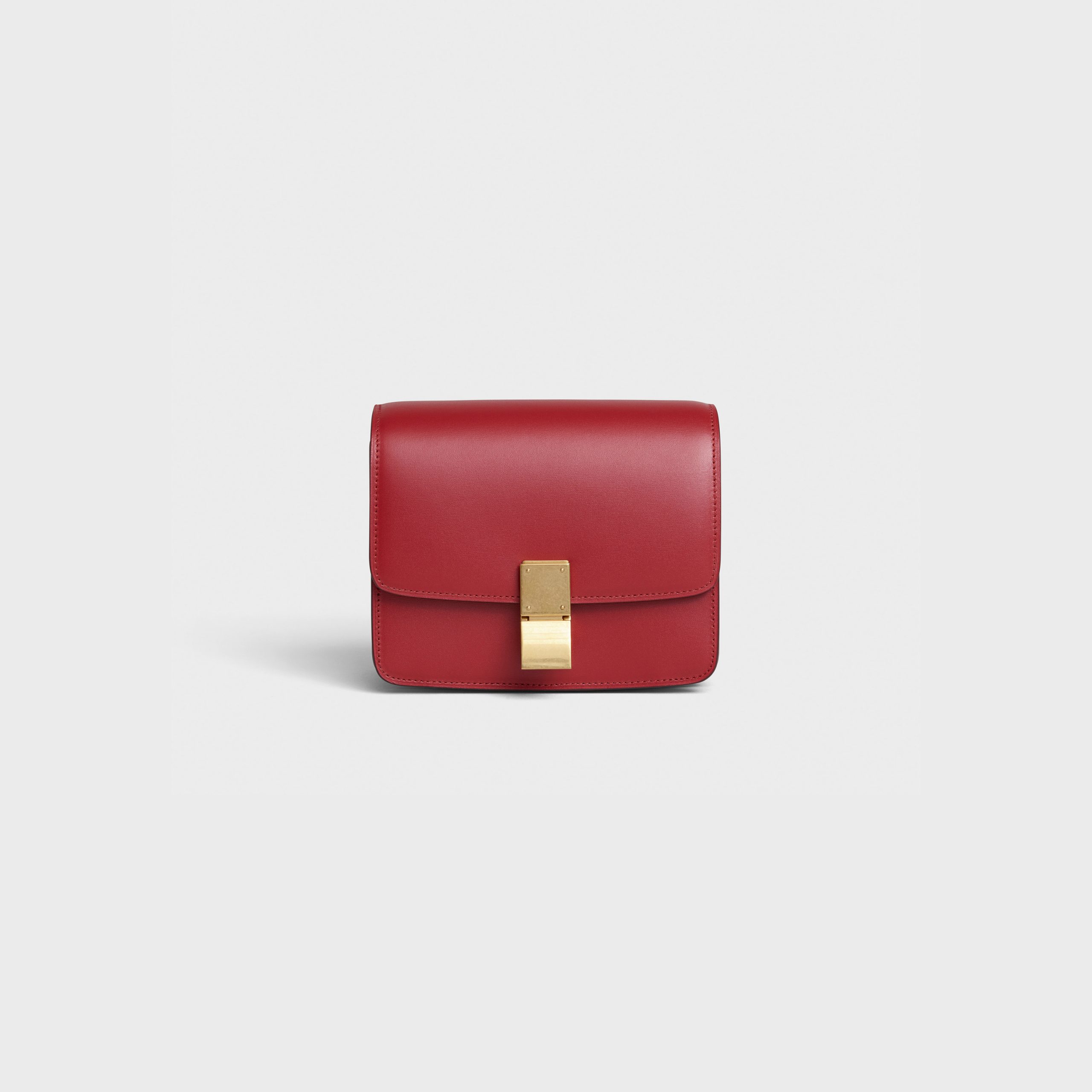 Celine Small Classic Bag In Box Calfskin – Red – 189183DLS.27OR